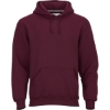 Custom Unisex Fleece Hooded Sweatshirt Maroon
