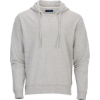 Custom Mens French Terry Hooded Sweatshirt Oxford Heather