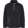 Custom Mens Everest Fleece Quarter-Zip Pullover Black
