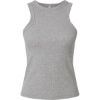 Custom Womens Baby Rib Tank Heather Grey