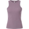 Custom Womens Baby Rib Tank Smokey Violet
