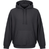 Custom Unisex Corded Pullover Hooded Sweatshirt Black