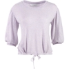 Custom Womens Cuddle Puff Sleeve Wisteria Heather