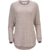 Custom Womens Cuddle Oversize Pullover Sweater Espresso Heather