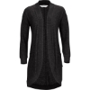 Custom Womens Cuddle Cardigan Black Heather