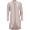 Custom Womens Cuddle Cardigan Espresso Heather
