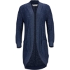 Custom Womens Cuddle Cardigan Navy Heather