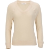 Custom Womens Cuddle V-Neck Pullover Barley
