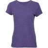 Custom Womens Tri-Blend T-Shirt Purple Heather