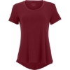 Custom Womens Bamboo Scoop Neck T-Shirt Mantra Red