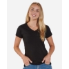 Custom Womens V-Neck T-Shirt Black