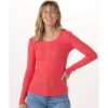 Custom Womens Harper Long Sleeve Henley Paradise