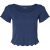 Custom Womens Baby Rib T-Shirt Navy