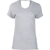 Custom Womens Bella Crossback T-Shirt Oxford Heather
