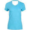 Custom Womens Bella Crossback T-Shirt Pacific Blue