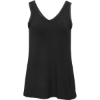 Custom Womens Bamboo V-Neck Tank Top Black