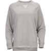 Custom Womens Harlow French Terry Crewneck Sweatshirt Oxford Heather