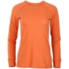 Custom Womens Solid Preppy Patch Long Sleeve T-Shirt Mandarin