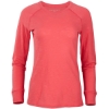Custom Womens Solid Preppy Patch Long Sleeve T-Shirt Paradise