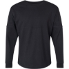 Custom Womens Pom Pom Long Sleeve Jersey T-Shirt Black