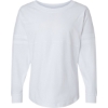 Custom Womens Pom Pom Long Sleeve Jersey T-Shirt White
