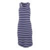 Custom Womens Vivian Dress White/ Navy