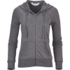 Custom Womens Dream Fleece Full-Zip Hooded Sweatshirt Black Heather
