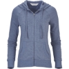 Custom Womens Dream Fleece Full-Zip Hooded Sweatshirt Indigo Heather