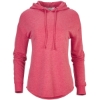 Custom Womens Dream Fleece Hooded Sweatshirt Red Heather