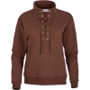 Custom Womens Lace Up Pullover Espresso
