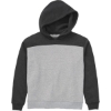 Custom Youth Colorblocked Hooded Sweatshirt Charcoal Heather/ Oxford