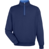 Custom Mens Caves Tech Quarter-Zip Pullover Marine