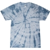 Custom Youth Multi-Color Tie-Dyed T-Shirt Spider Denim