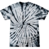 Custom Youth Multi-Color Tie-Dyed T-Shirt White/ Black