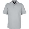 Custom Mens Market Snag Protect Mesh Polo Platinum