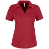 Custom Womens Market Snag Protect Mesh Polo Classic Red