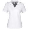 Custom Womens Market Snag Protect Mesh Polo White