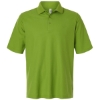 Custom Mens Resolve CVC Performance Pique Polo Acid Green