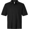 Custom Mens Resolve CVC Performance Pique Polo Black