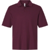 Custom Mens Resolve CVC Performance Pique Polo Burgundy