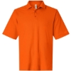Custom Mens Resolve CVC Performance Pique Polo Campus Orange