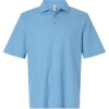 Custom Mens Resolve CVC Performance Pique Polo Columbia Blue