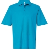 Custom Mens Resolve CVC Performance Pique Polo Electric Blue