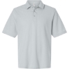 Custom Mens Resolve CVC Performance Pique Polo Platinum