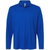 Custom Mens Nova Performance Long Sleeve Pique Polo True Royal