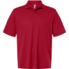 Custom Mens Nova Performance Pique Pocket Polo Classic Red
