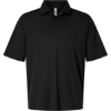 Custom Mens Tall Nova Performance Pique Polo Black