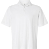 Custom Mens Tall Nova Performance Pique Polo White