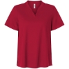 Custom Womens Nova Performance Pique Polo Classic Red