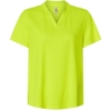 Custom Womens Nova Performance Pique Polo Safety Yellow